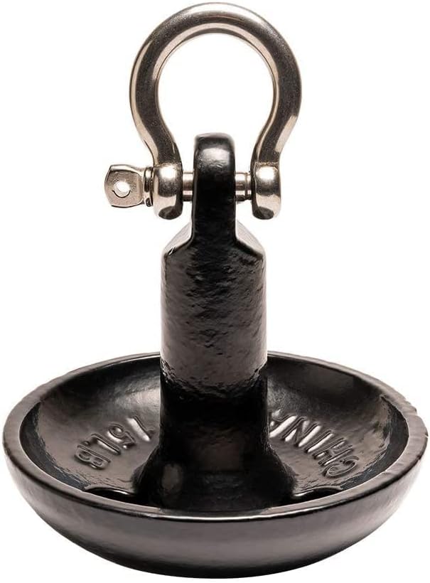 Newport Premium 15lb Mushroom Anchor Kit w/Bag, Rope, Buoy, & Stainless Hardware-StrideForce Fitness