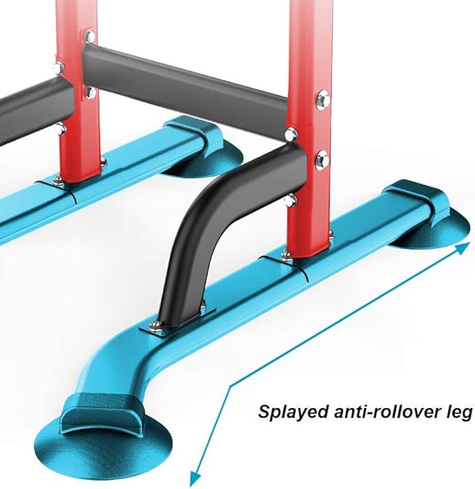 SogesHome Power Tower Pull Up Bar and Dip Station Adjustable Height Dip Stand Multi-Functional Strength Training Fitness Workout Station-StrideForce Fitness