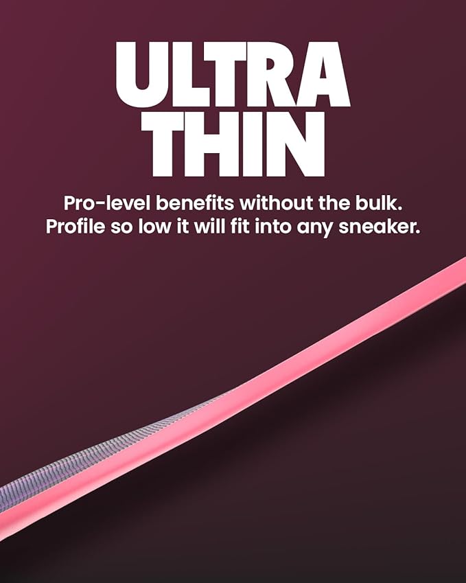 MOVE Baseline - All-Purpose Insoles - Sock Liner - Ultra Thin Shock Absorption - Maximum Freedom of Movement and Energy Return for Cleats, Shoes, Running, Basketball, Baseball (M7-7.5/WM 8.5-9)-StrideForce Fitness