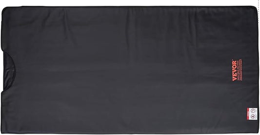 VEVOR Far Infrared Carbon Heating Sauna Blanket for Detoxification and Home Relaxation, Portable with 1-6 Level Adjustable Temperature Range (95-185℉) and 1-60 Minutes Timer-StrideForce Fitness