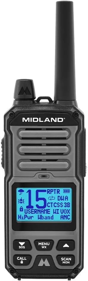 Midland GXT67 Pro GMRS Two Way Radio - 2 Pack Bundle-StrideForce Fitness