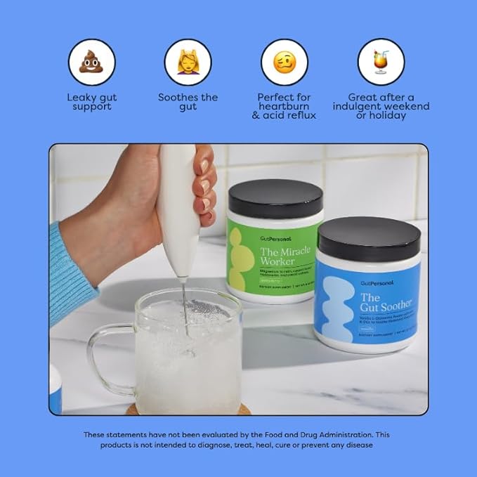 The Gut Soother L-Glutamine Powder Supplement: Restore Gut Lining, Soothe Digestive Discomfort While Promoting Overall Gut Health, 30 Servings (Vanilla)-StrideForce Fitness