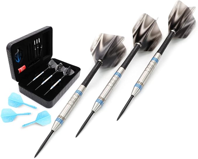 CUESOUL Professional Tungsten Steel Tip Dart Set 85% Tungsten 22g/24g/26g-Glory Series-StrideForce Fitness