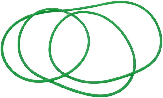 Bicycle Roller Drive Replacement, Replacement Belt for Indoor Stationary Bike, Long Lasting Bicycle Roller Drive Replacement Belt, 5mm Perimeter 185cm(Green)-StrideForce Fitness