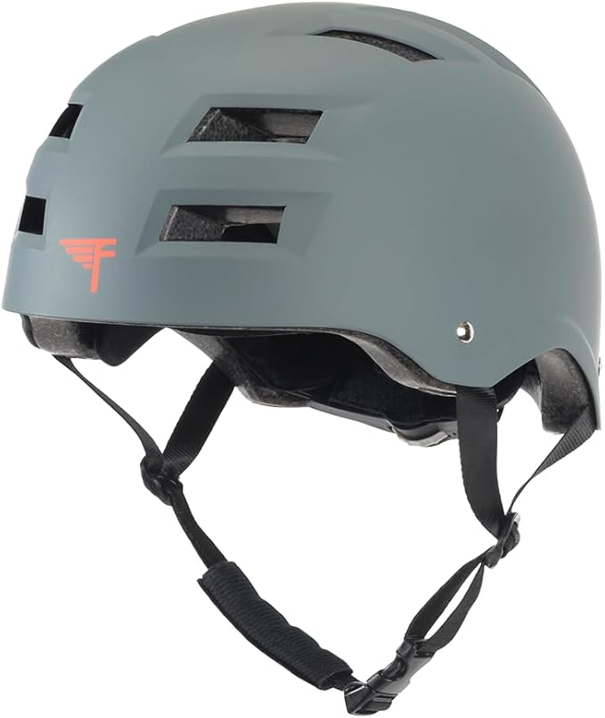 Flybar Bike Helmet- Multi Sport Dual Certified Adjustable Dial, Lightweight Skateboard Helmet, Roller Skating, Pogo, Electric Scooter, Snowboard, Boys and Girls Kids- Adults Helmets-StrideForce Fitness