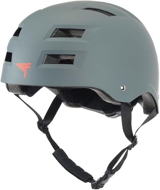 Flybar Bike Helmet- Multi Sport Dual Certified Adjustable Dial, Lightweight Skateboard Helmet, Roller Skating, Pogo, Electric Scooter, Snowboard, Boys and Girls Kids- Adults Helmets-StrideForce Fitness