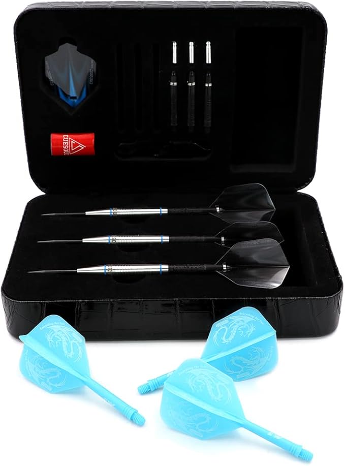 CUESOUL Professional Tungsten Steel Tip Dart Set 85% Tungsten 22g/24g/26g-Glory Series-StrideForce Fitness