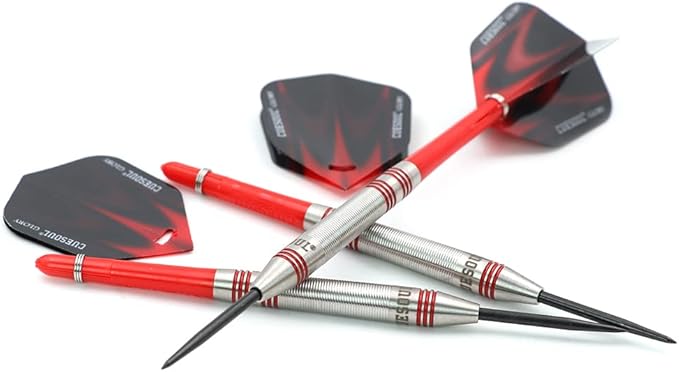 CUESOUL Professional Tungsten Steel Tip Dart Set 85% Tungsten 22g/24g/26g-Glory Series-StrideForce Fitness