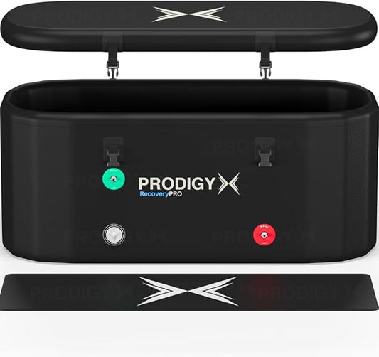 PRODIGYX Ice Bath Tub [XXL UPGRADED] For Athletes - Water Chiller Compatible - Cold Plunge - Outdoor, Portable, Inflatable - RecoveryPRO-StrideForce Fitness