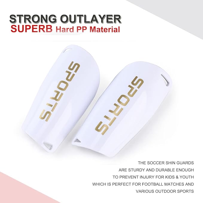 Soccer Shin Guards for Kids Youth Shin Pads and Shin Guard Sleeves Protective Gear Soccer Equipment Calf Sleeves for Boys Girls Kids Youth Teenagers Adult-StrideForce Fitness