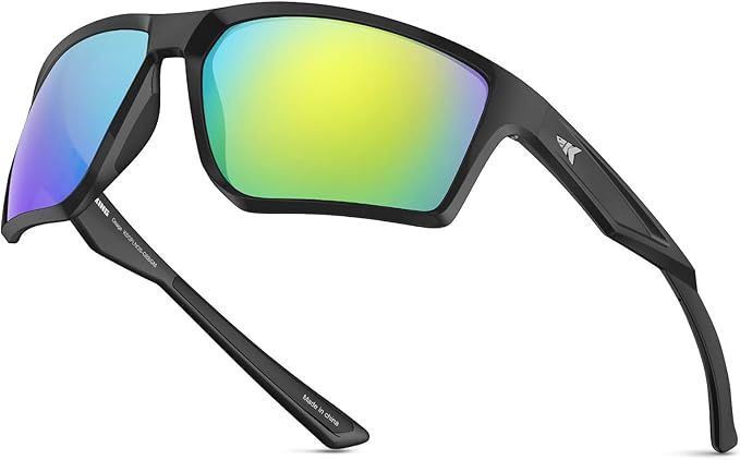 KastKing Osage Polarized Sport Sunglasses for Men and Women, Ideal for Driving Fishing Cycling Running, UV Protection-StrideForce Fitness