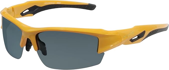 Polarized Sports Sunglasses for Men Women, Adjustable Nose Pads, TR90 Frame, for Golfing, Running, Finishing, Cycling-StrideForce Fitness