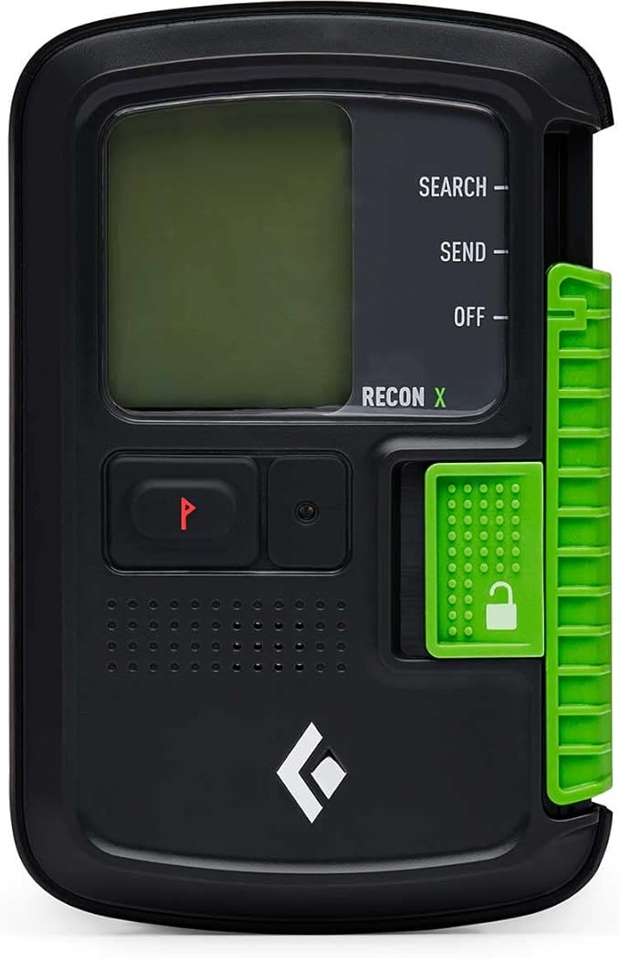 Black Diamond BD Recon X Bluetooth Avalanche Beacon Transceiver for Ski, Snowboard, Sled, Backcountry, Moutaineering-StrideForce Fitness