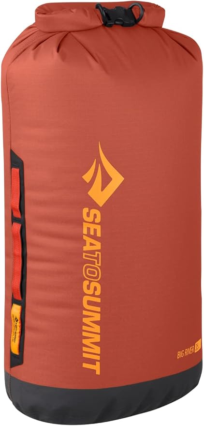 Sea to Summit Big River Dry Bag, Heavy-Duty Dry Storage, 35 Liter, Picante Red-StrideForce Fitness
