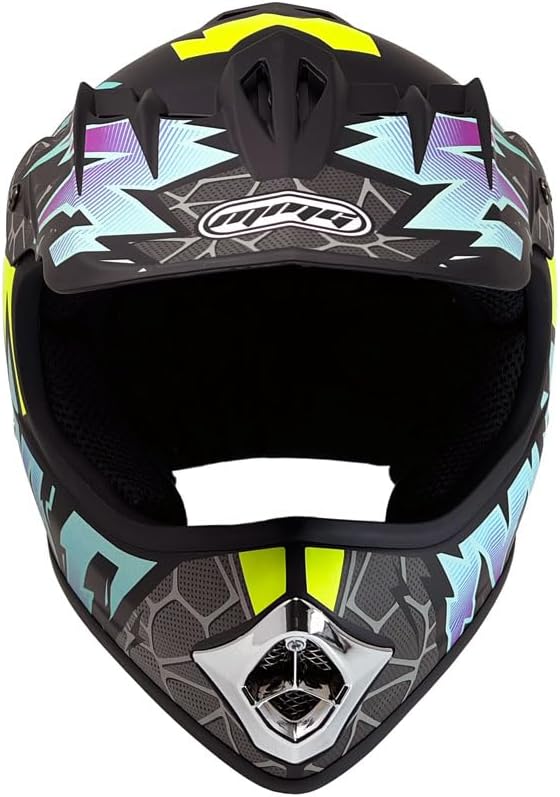 MMG Adult Motorcycle Off Road Helmet DOT - MX ATV Dirt Bike Motocross UTV - with Goggles-StrideForce Fitness