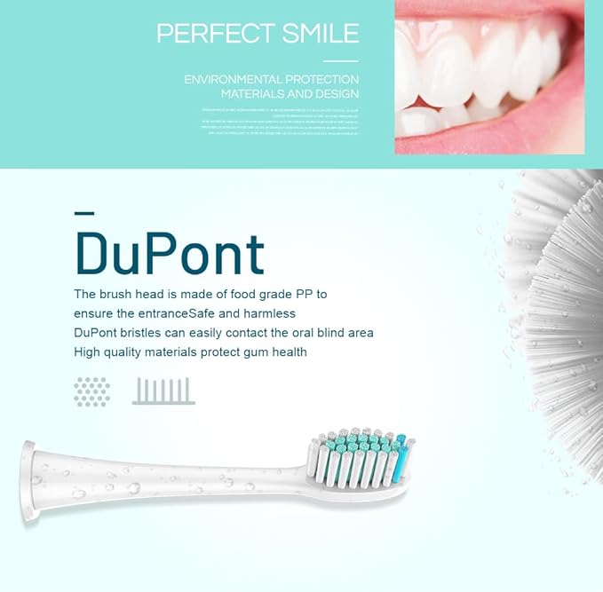 Replacement Toothbrush Heads Compatible with Philips Sonicare Electric Toothbrush, 8 Pack