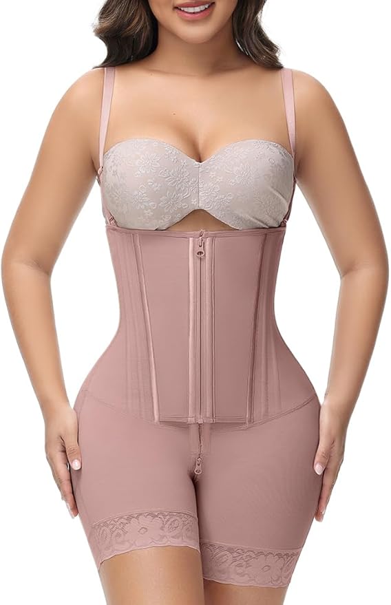 M MYODRESS Fajas Colombianas Moldeadoras Shapewear for Women Tummy Control Body Shaper Post Surgery Compression Garment-StrideForce Fitness