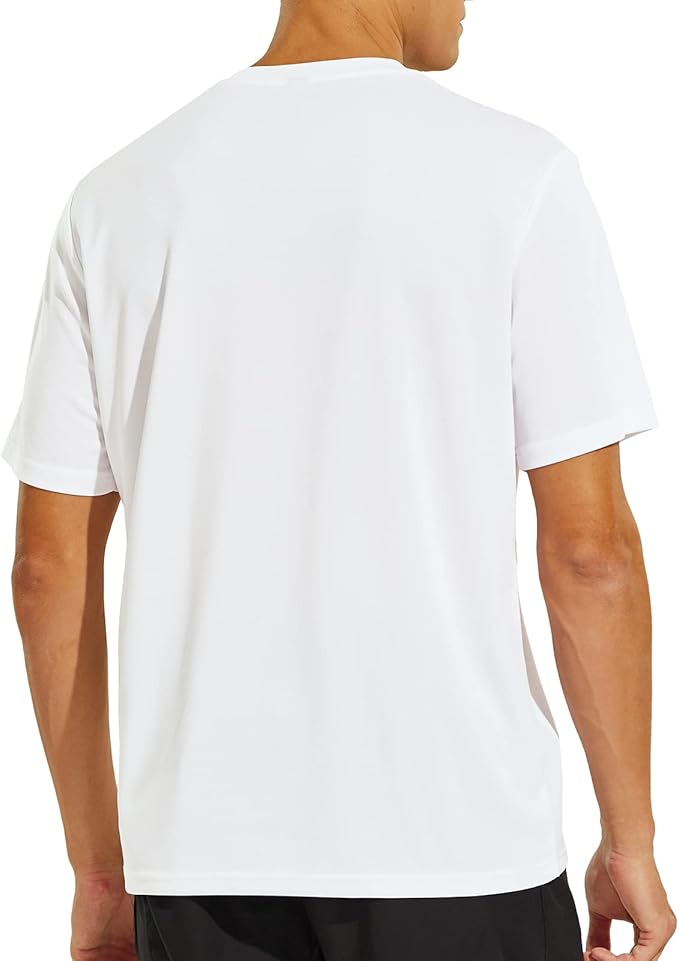 MIER Men's Quick Dry Workout Shirts Moisture Wicking Running Athletic Performance T-Shirts Recycled Polyester Top Tee-StrideForce Fitness