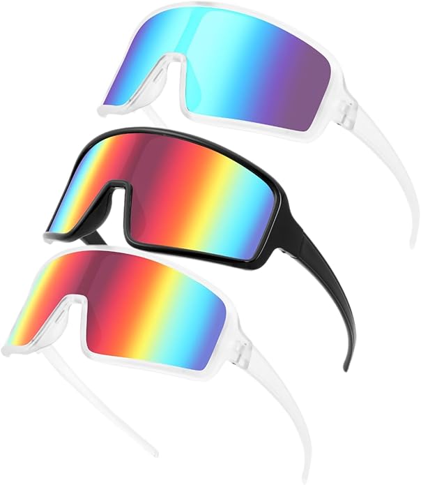 Karsaer Vision Sports Sunglasses Cycling Glasses Baseball Softball Sunglasses Unisex for Adult Youth Kids Boys Girls 8-16-StrideForce Fitness