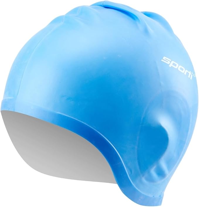 Sporti Silicone Ear Swim Cap-StrideForce Fitness