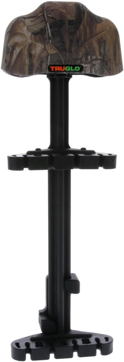 TRUGLO Loc-Down 4-Arrow Ultra-Quiet Lightweight Composite Vibration-Absorbing Left-Hand Convertible Bow Hunting Archery Quiver-StrideForce Fitness