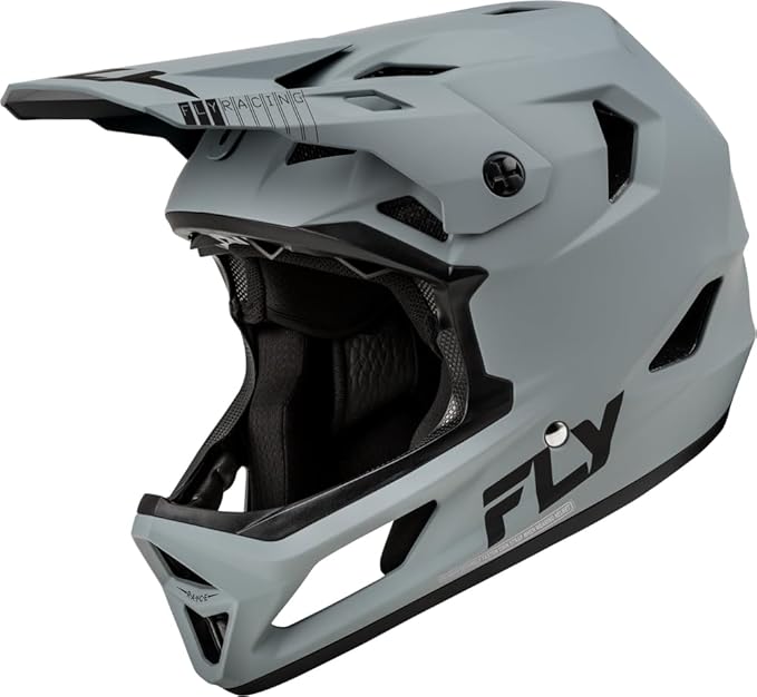 Fly Racing Rayce Full-Face Mountain Bike/BMX Helmet – ASTM F1952 DH Certified, CPSC 1203, CE EN1078, Poly-Alloy Shell, TFV Ventilation, Removable Liner-StrideForce Fitness