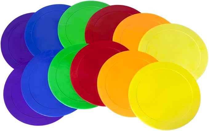 9 Inch Poly Vinyl Spot Markers-StrideForce Fitness
