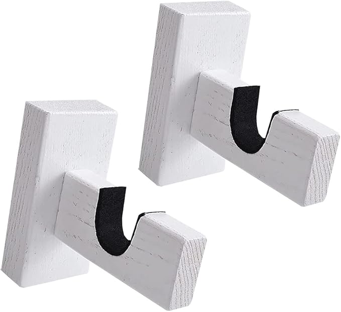 2Pieces Hockey Stick Display Wall Mount - Horizontal Wood Hanger Rack - Bracket-StrideForce Fitness