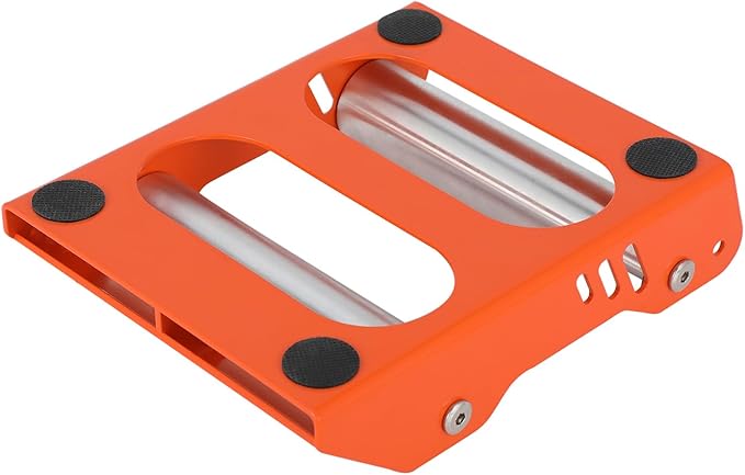 Motorcycle Wheel Cleaning Stand 600 Capacity Paddock Roller Stand Universal for Tire Cleaning Chain Lubrication for Dirt Pit Street Bike Orange-StrideForce Fitness