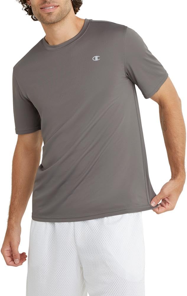 Champion Men's T-shirt, Sport Tee, Moisture Wicking, Anti Odor, Athletic T-shirt for Men (Reg. Or Big & Tall)-StrideForce Fitness