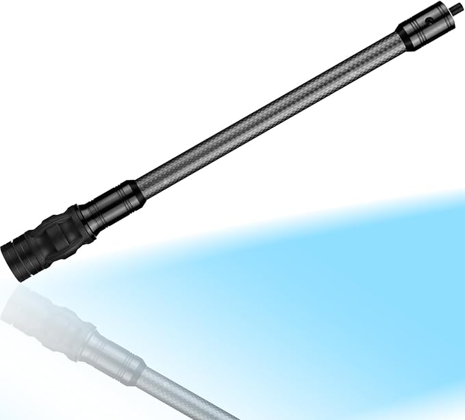 Archery Bow Stabilizer for Compound Bow, Carbon Fiber Bow Balance Bar, Damping System and Weights Kit, 6/8/10/12/in-StrideForce Fitness