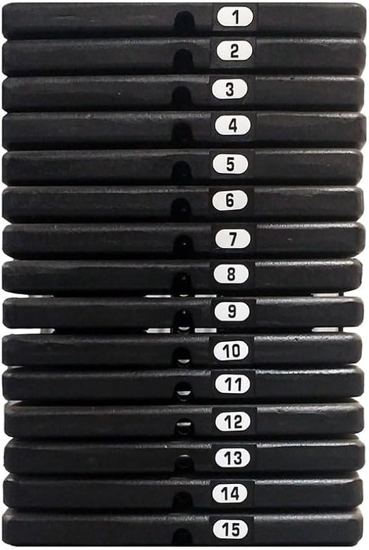 Body-Solid Tools (SP150)150 lb. Selectorized Weight Stack, Only Compatible with Body-Solid Selectorized Weight Stacks-StrideForce Fitness