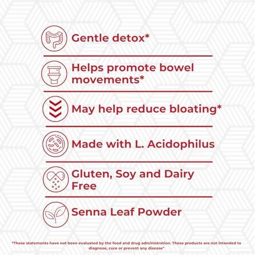 Health Plus Super Colon Cleanse 30 Day Supply of Gentle Gut Cleanse Detox, Psyllium Husk, Probiotics for Constipation Relief & Digestive Support, 120 Capsules-StrideForce Fitness