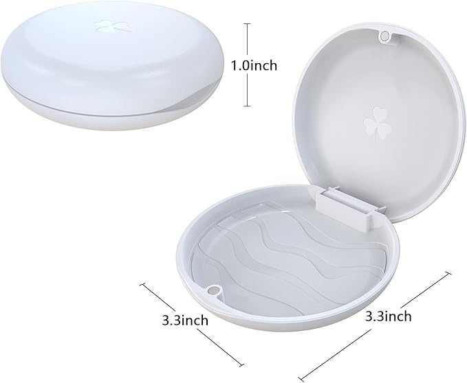 5 Pack Retainer Cases,Solid Orthodontic Retainer Case (Multicolor)