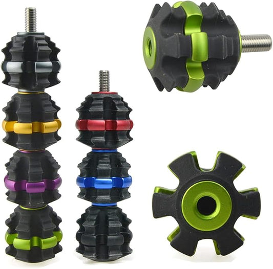 ZSHJGJR Archery Stackable Bow Stabilizer Ball Reduce Shock Absorber Balance Bar Vibration Damper Silencer for Recurve Compound Bow Hunting Shooting-StrideForce Fitness