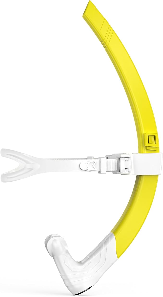 Greatever Detachable Portable Snorkel for Lap Swimming Unisex-Adult Silicone Adjustable Headband One Way Exhaust Valve-StrideForce Fitness