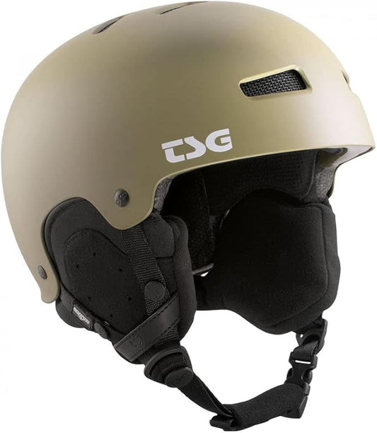 TSG - Gravity Dual Certified Snowboard & Ski Helmet - Hardshell Protection, Tuned, Snug Fit Comfort, Low Fit Coverage, 14 Vents, Adjustable Paddings, Ear Pads, Goggle Lock-StrideForce Fitness