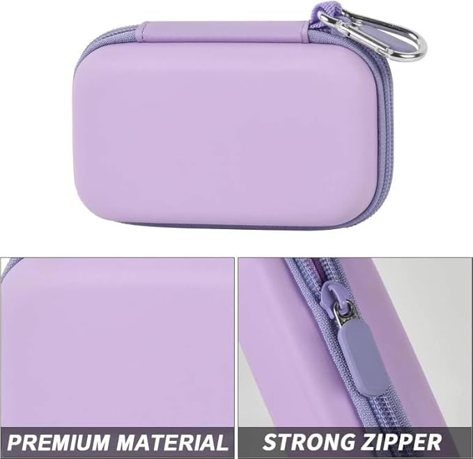 MP3 & MP4 Player Case for SOULCKER/G.G.Martinsen/Grtdhx/iPod Nano/Sandisk Music Player/Sony NW-A45 and Other Music Players with Bluetooth. Fit for Earbuds, USB Cable, Memory Card - Purple-StrideForce Fitness