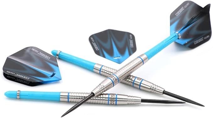 CUESOUL Professional Tungsten Steel Tip Dart Set 85% Tungsten 22g/24g/26g-Glory Series-StrideForce Fitness