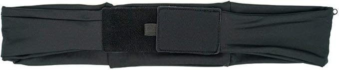 3 Pocket Adjustable Running Belt Waist Pack, Fanny Pack For Working Out With Sweat Resistant Backing, Holds All iPhone Models-StrideForce Fitness