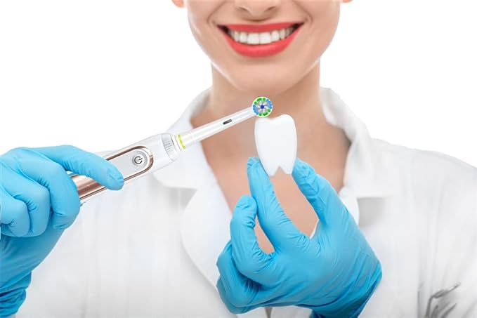 Precision Replacement Toothbrush Heads Compatible with Oral-B - 12 Pack White | DuPont Bristles