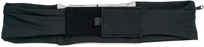 3 Pocket Adjustable Running Belt Waist Pack, Fanny Pack For Working Out With Sweat Resistant Backing, Holds All iPhone Models-StrideForce Fitness