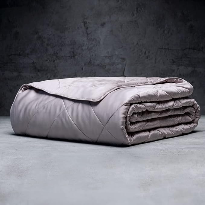LUXOME Lightweight Blanket | 100% Rayon (Viscose) from Bamboo Fabric & Fill | Full/Queen - 86"x92" | Super Soft | Thermal-Regulating | Dove-StrideForce Fitness