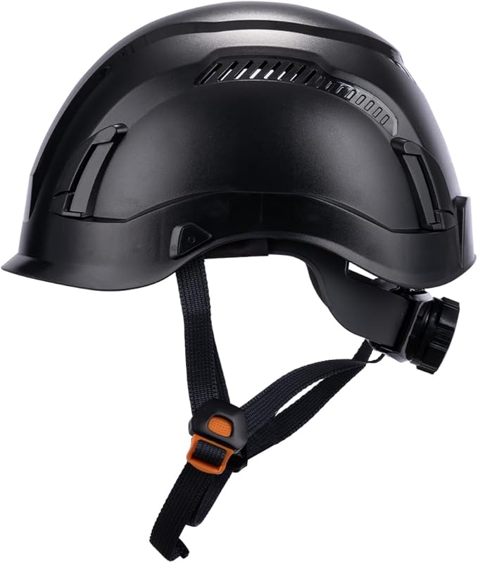 Land Helmets EcoPro Safety Helmet - ANSI/ISEA Z89.1-201 Type 1 Class C Vented - OSHA Approved - Lightweight Helmet with 6 Pt Suspension for Arborist, Industrial & Fall Protection-StrideForce Fitness