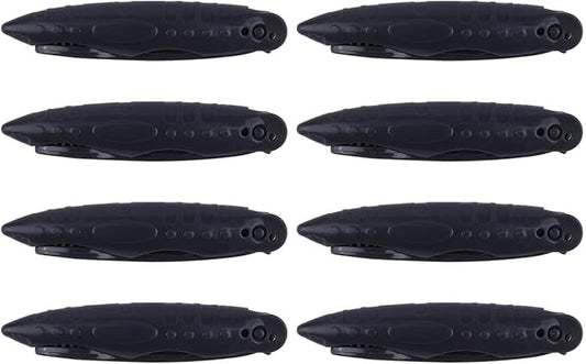 Cabilock Folding Travel Toothbrush 8Pcs Set with Portable Charcoal Soft Bristles Gray Foldable Handle for Camping and Travel Oral Care