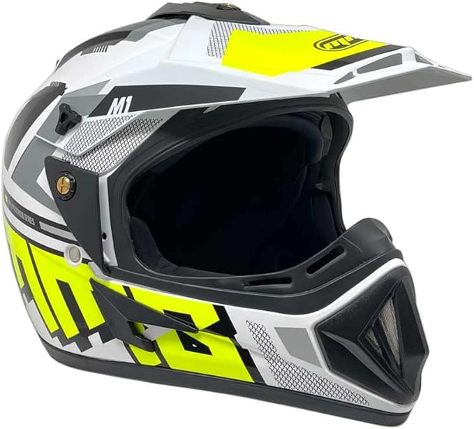 MMG Adult Motorcycle Off Road Helmet DOT - MX ATV Dirt Bike Motocross UTV - with Goggles-StrideForce Fitness