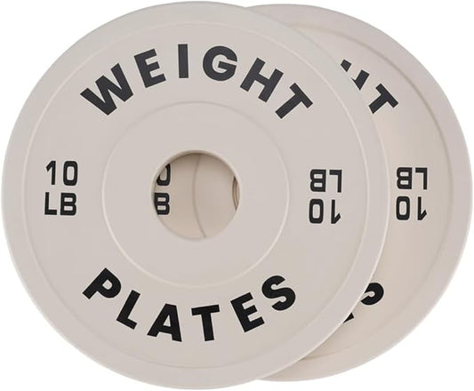 2 In Change Plates 1.25LB 2.5LB 5LB 10LB Fractional Weight Plates,Bumper Plates for Weight Lifting,Strength Training Gym Home,Rubber Coating-StrideForce Fitness