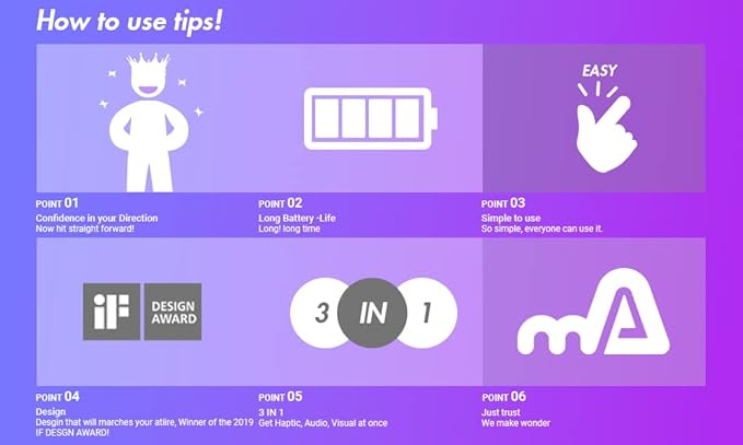 See Directions Digitally! Golf Aiming Device White-StrideForce Fitness