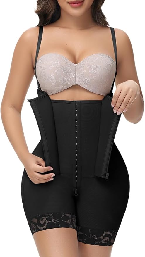 M MYODRESS Fajas Colombianas Moldeadoras Shapewear for Women Tummy Control Body Shaper Post Surgery Compression Garment-StrideForce Fitness