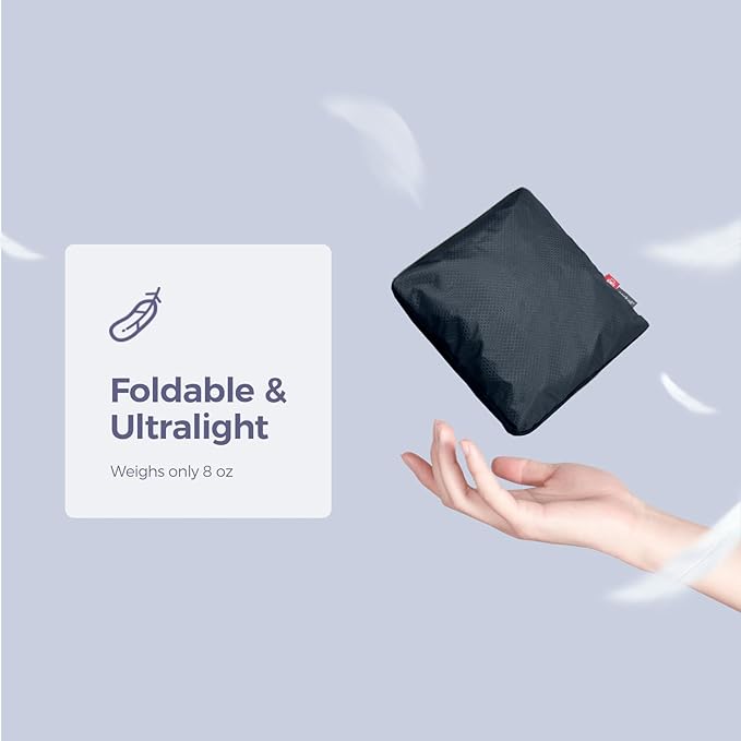 pack all 45L Foldable Duffel Bag, Water-Resistant Sports Gym Bag, Portable Weekender Bag Lightweight for Travel, Fitness and Camping (Navy Blue)-StrideForce Fitness